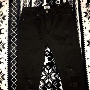 jeans black ript jeans